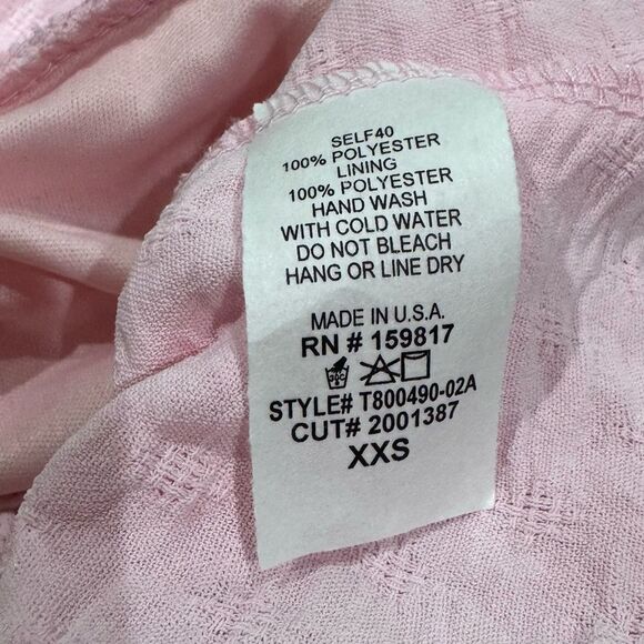 NEW Altar’d State Babydoll Pink Top Women’s XXS - Picture 3 of 3